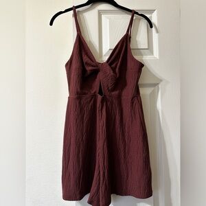 Maroon Romper